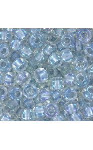 Miyuki rocailles Perlen 6/0 - Pearlized effect crystal light sapphire ab 6-3644